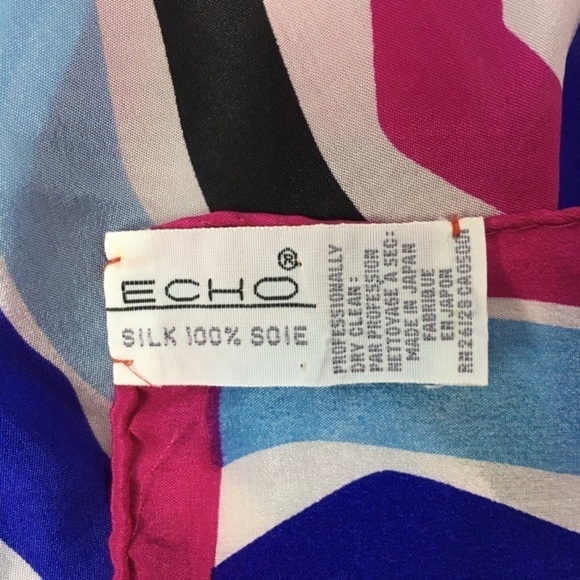 VINTAGE Head Scarves 100% Silk Plaid Retro Stripes Kitsch Rockabilly 50s Style - Picture 4 of 8